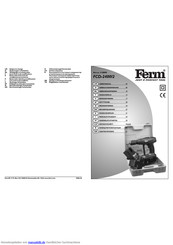 Ferm FCD-2400I2 Gebrauchsanweisung