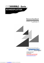 GRAPHTEC CE3000-40Mk2 Benutzerhandbuch