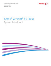 Xerox Versant 80 Press Systemhandbuch