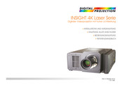 Digital Projection INSIGHT 4K Laser Serie Installationsanleitung