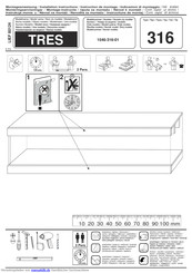 Boss TRES 1546-316-01 Montageanweisung