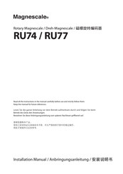 Magnescale RU74 Anleitung