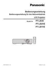 Panasonic PT-LB 1VE Bedienungsanleitung