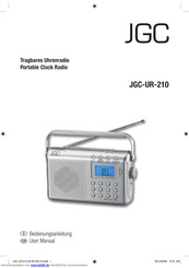 JGC JGC-UR-210 Bedienungsanleitung