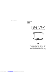 Denver DTN-2822 Bedienungsanleitung
