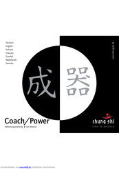 Chung Shi Coach/Power Bedienungsanleitung