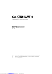 Gigabyte GA-K8N51GMF-9 Benutzerhandbuch