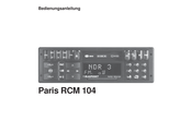 Blaupunkt Paris RCM 104 Bedienungsanleitung