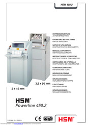 HSM Powerline 450.2 Betriebsanleitung