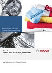 Bosch WAW32540 Gebrauchsanleitung