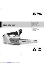 Stihl MSA 160 T Gebrauchsanleitung