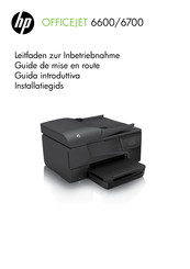 HP Officejet 6600 Installationshandbuch