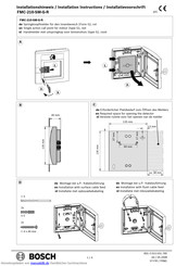 Bosch FM -210-SM-G-R Installationsanleitung