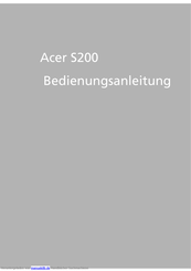 Acer S200 Bedienungsanleitung