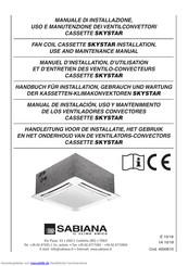 Sabiana SKYSTAR SK 32 Handbuch Für Installation, Gebrauch Und Wartung