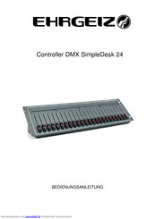 Ehrgeiz DMX Simple Desk 24 Bedienungsanleitung