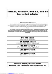 DAWICONTROL DC-1394 eCard Handbuch