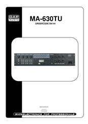 DAPAudio MA-630TU Bedienungsanleitung
