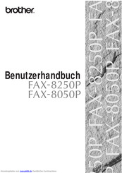 Brother FAX-8050P Benutzerhandbuch