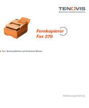 Tenovis Fax 376 Handbuch