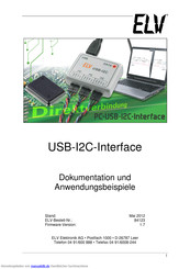 elv USB-I2C Handbuch