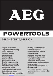 AEG STP 70 Originalbetriebsanleitung