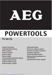 AEG Powertools PS 305 DG Originalbetriebsanleitung