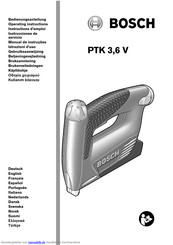 Bosch PTK 3,6 V Bedienungsanleitung