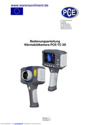 PCE Instruments PCE-TC 3D Bedienungsanleitung