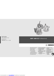 Bosch GMF 1400 CE Professional Originalbetriebsanleitung