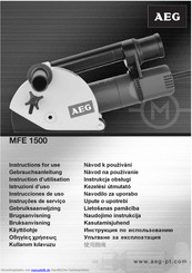 AEG MFE 1500 Gebrauchsanleitung