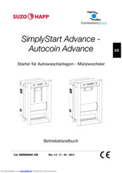 Suzohapp Autocoin Advance Betriebshandbuch