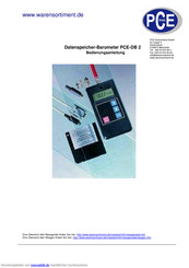 PCE Instruments DB 2 Bedienungsanleitung