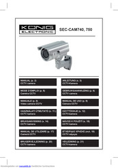 Konig Electronic SEC-CAM750 Anleitung