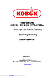 Kobok Chopok Bedienungsanleitung