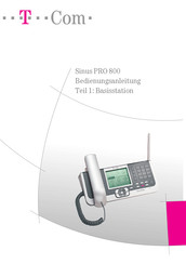 Telekom PRO 800 Bedienungsanleitung