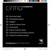 Wacom Cintiq Schnellstartanleitung