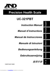 A&D Medical UC-321PBT Bedienungsanleitung