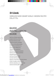 D-Link DSL-2770L Installationsanleitung