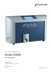 INFICON Ecotec E3000 Originalbetriebsanleitung