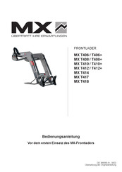 MX T417 Bedienungsanleitung