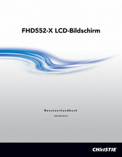Christie FHD552-X Benutzerhandbuch