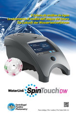 LaMotte WaterLink SpinTouch DW Bedienungsanleitung
