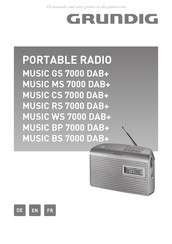 Grundig MUSIC BS 7000 DAB+ Bedienungsanleitung