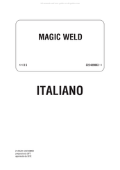 Mosa MAGIC WELD Betriebsanleitung