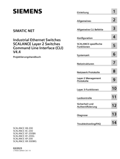 Siemens SCALANCE XF-200BA Projektierungshandbuch