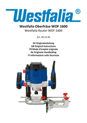 Westfalia 94 53 49 Originalanleitung