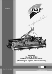 R2 MTZ120 Handbuch Für Gebrauch Und Wartung