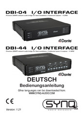 Synq Dante DBI-04 Bedienungsanleitung