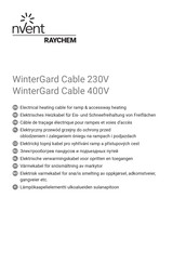 nVent RAYCHEM WinterGard Cable 400V Bedienungsanleitung